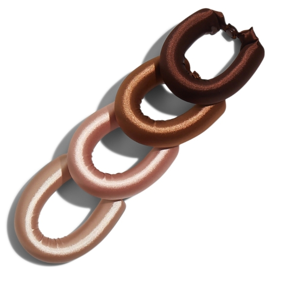 Kitsch Rosewood Jumbo Satin Flexi Rods 4pc Set - Picture 5 of 10